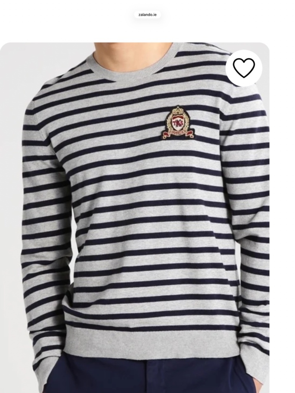 The Kooples Sport Mens Zalando Striped Sweater wirh Motif